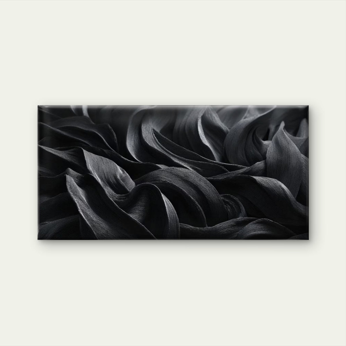 Abstract Monochrome Paintings Wall Art Canvas Office Home Room Framed 120x60cm