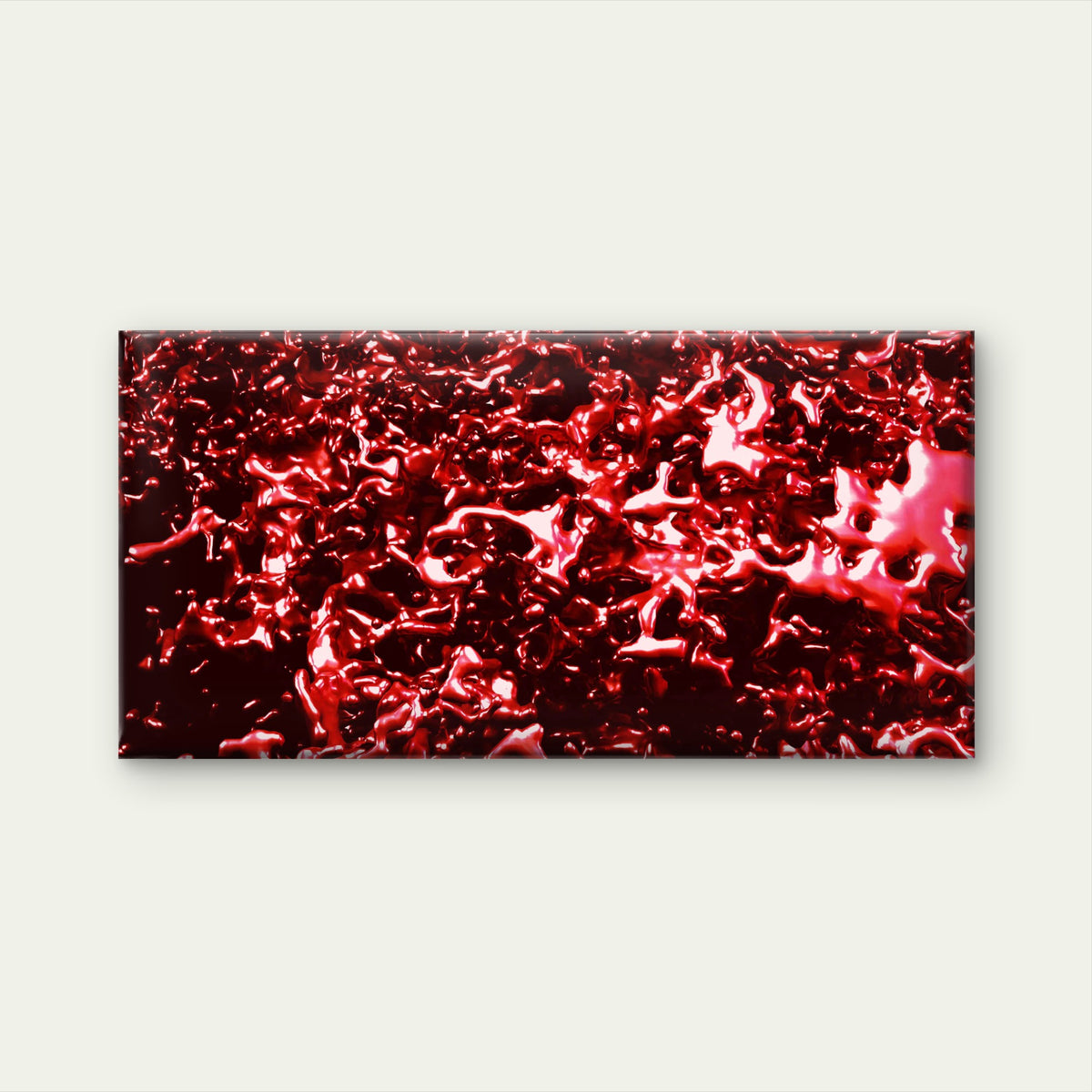 Blood Drop Splash Wall Art Canvas Office Home Room Framed 120x60cm