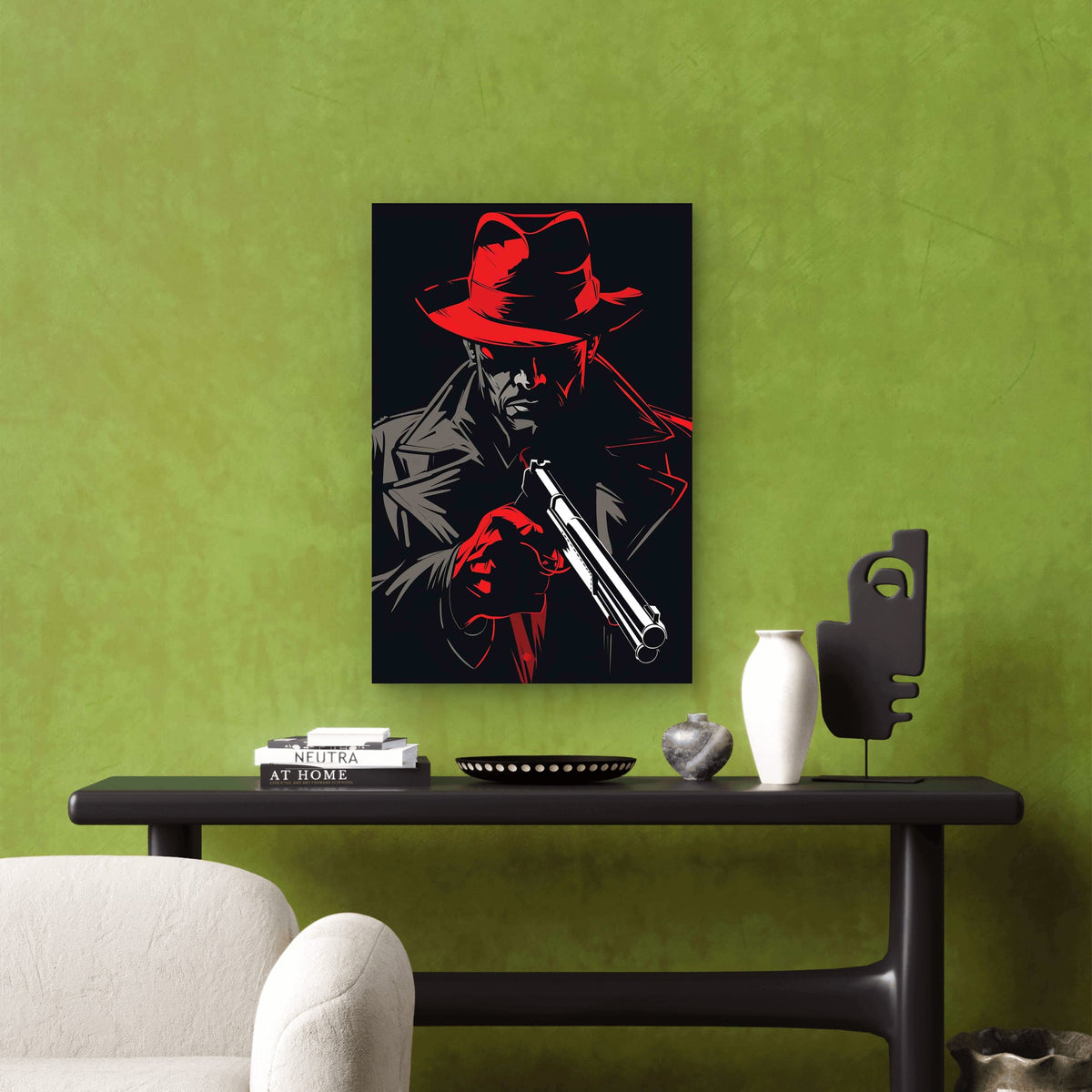The Red Vengeance 60x90cm Metal Print Ready to Hang