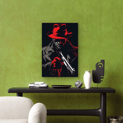 The Red Vengeance Metal Print Ready to Hang