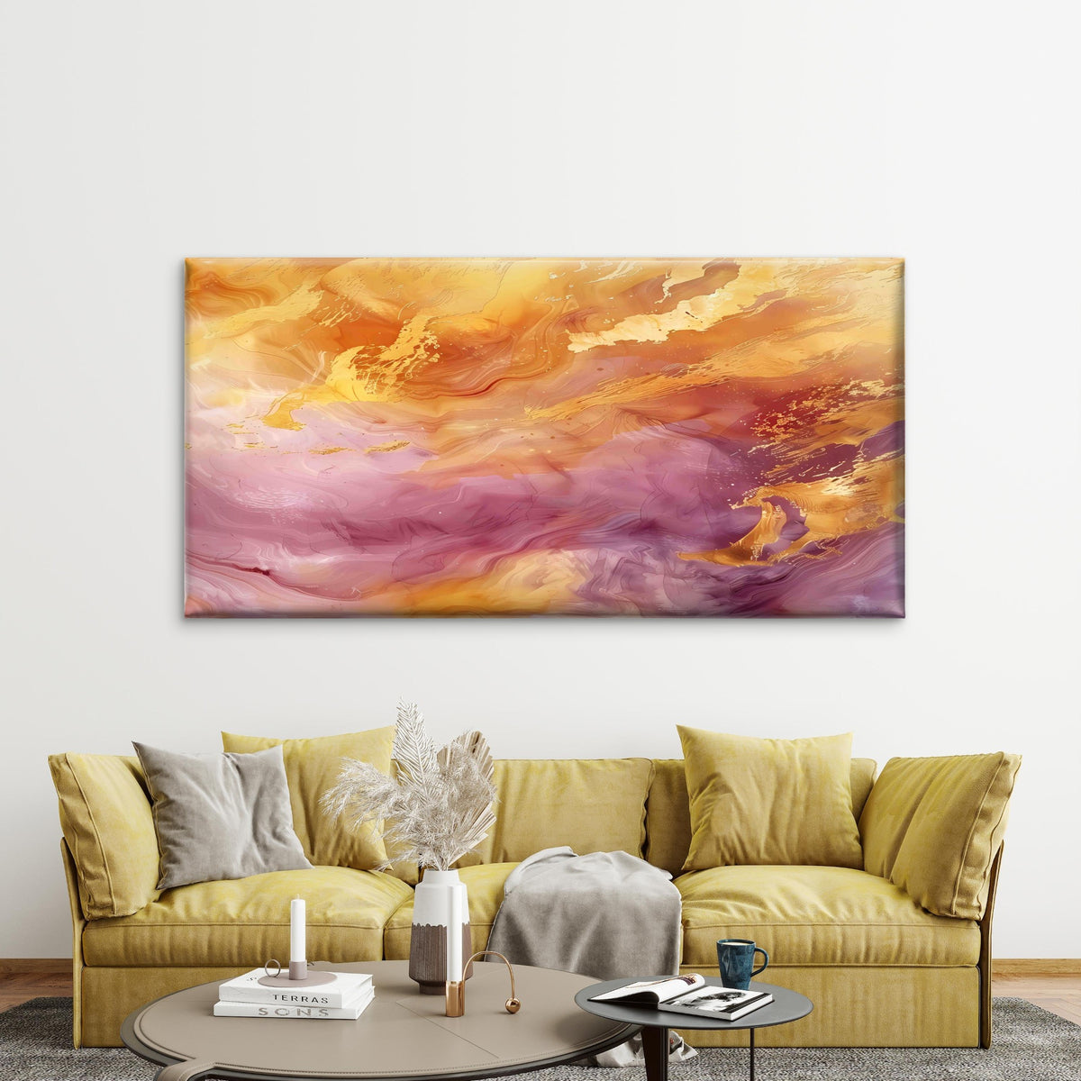 Ethereal Liquid Agate Decor Wall Art Canvas Office Home Room Framed 120x60cm