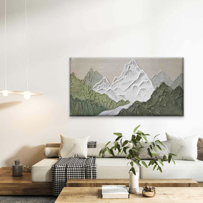 Mountain And River Landscape Wall Art Canvas Office Home Room Framed 120x60cm