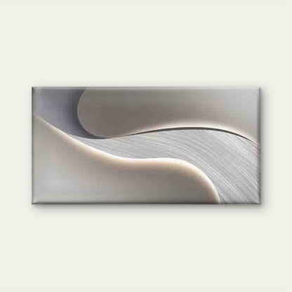Contemporary Abstract Wave Wall Art Canvas Office Home Room Framed 120x60cm