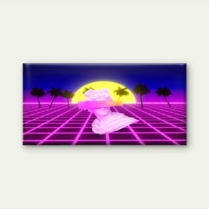 Aesthetic Cyberpunk Classical Wall Art Canvas Office Home Room Framed 120x60cm