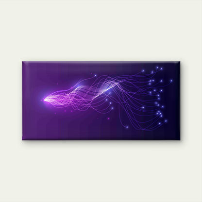 Fiber Optic Cable with Glowing Wall Art Canvas Office Home Room Framed 120x60cm