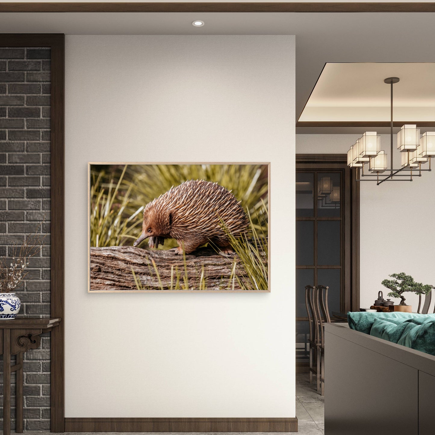 Echidna Australia Wildlife Wall Art Decor 100% Australian Made