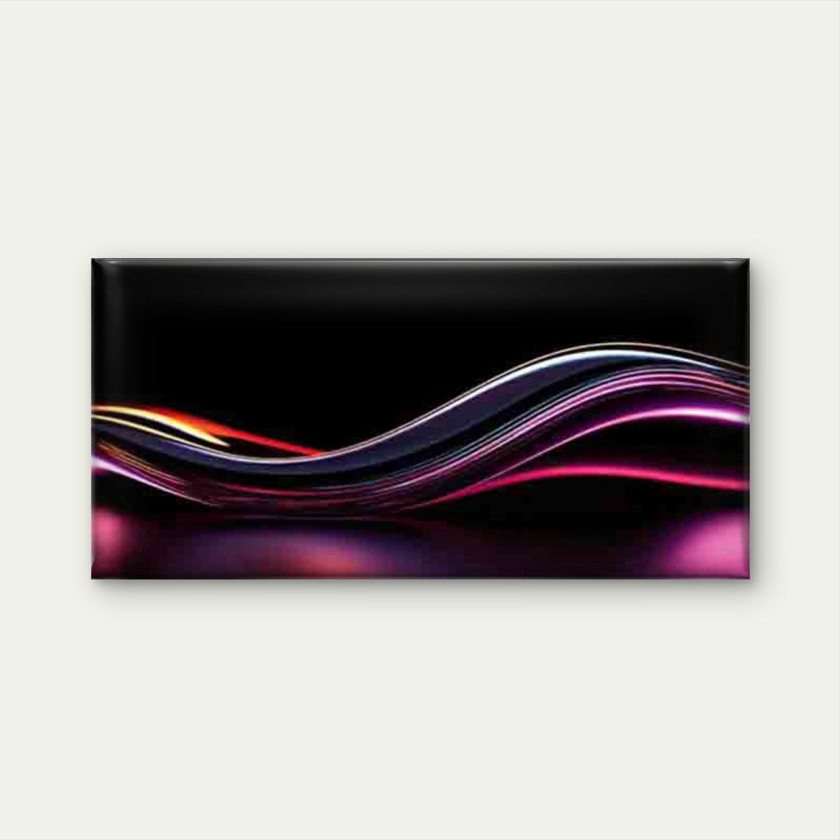 Modern Abstract Wave Wall Art Canvas Office Home Room Framed 120x60cm