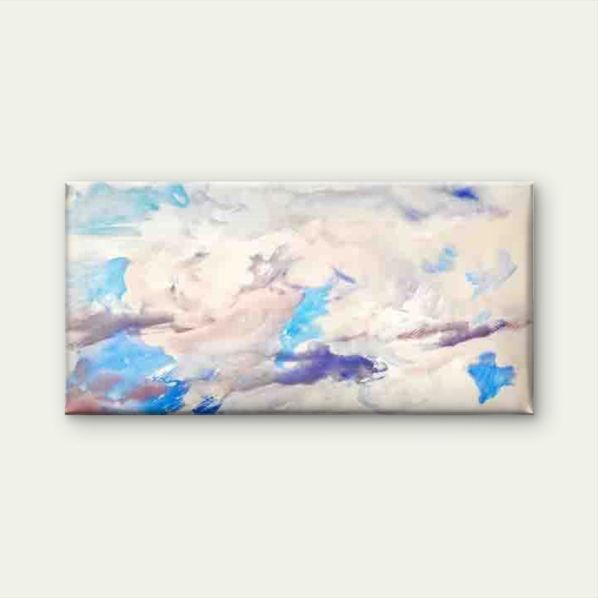 Abstract Design of Clouds Wall Art Canvas Office Home Room Framed 120x60cm