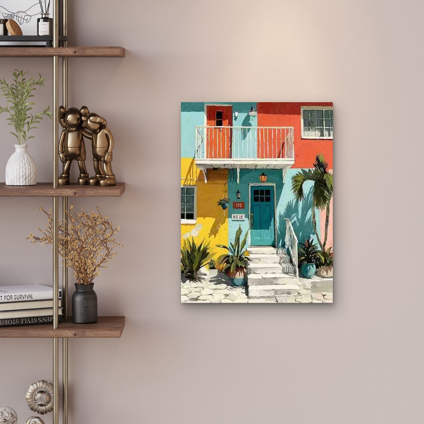 The Pale Dot and Earthrise Photos Metal Print Ready to Hang