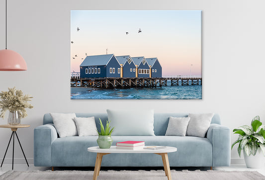 Busselton Jetty Western Australia Dawn Light Wall Art Decor 100% Australian Made