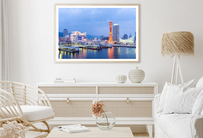 Yacht And Boats in the Kobe Port Home Decor Premium Quality Poster Print Choose Your Sizes