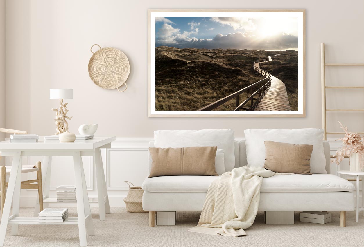 Dunes On the North Frisian Island Amram in Germany Home Decor Premium Quality Poster Print Choose Your Sizes