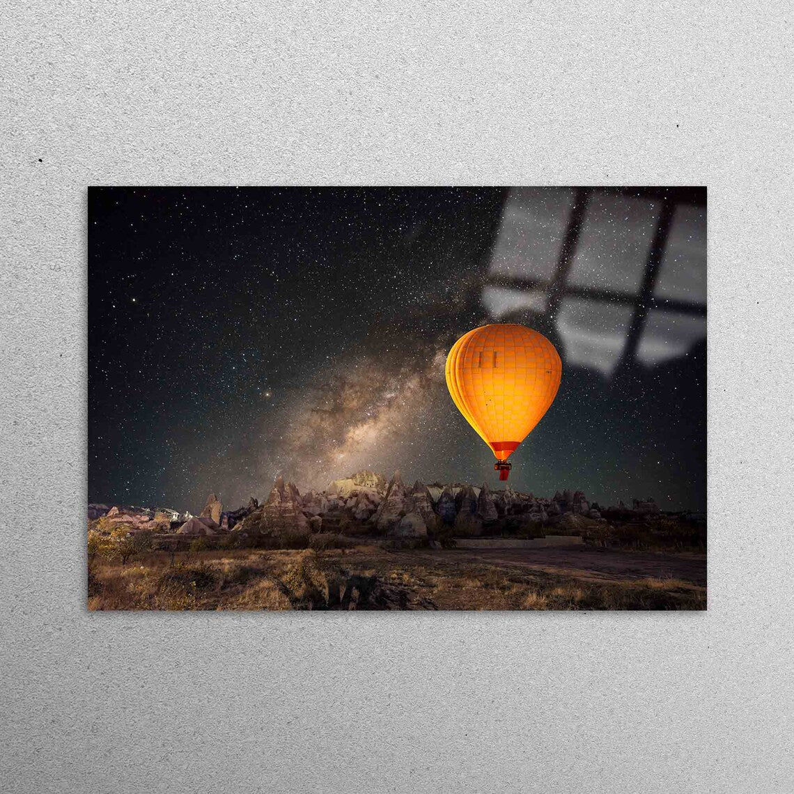 Cappadocia Hot Air Balloon Acrylic Glass Print Tempered Glass Wall Art 100% Made in Australia Ready to Hang