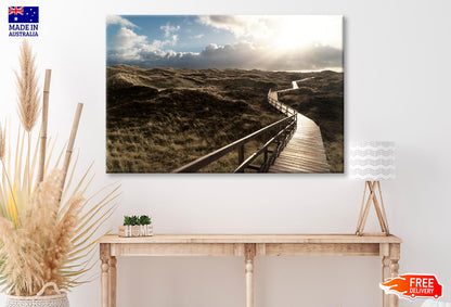 Dunes On the North Frisian Island Amram in Germany Wall Art Decor 100% Australian Made