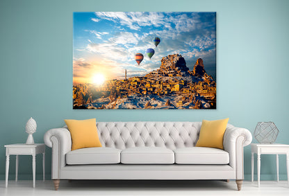 Hot Air Balloon over Cappadocia Wall Art Decor 100% Australian Made