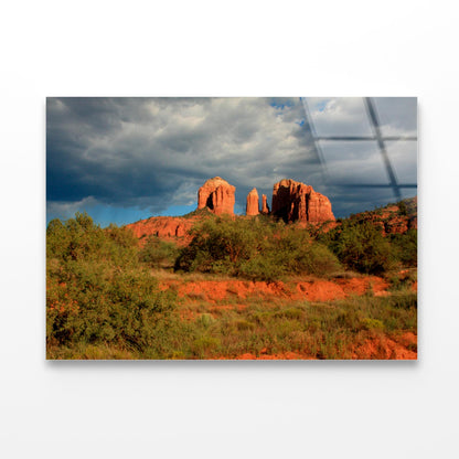 Sedona Lanscapes Acrylic Glass Print Tempered Glass Wall Art 100% Made in Australia Ready to Hang