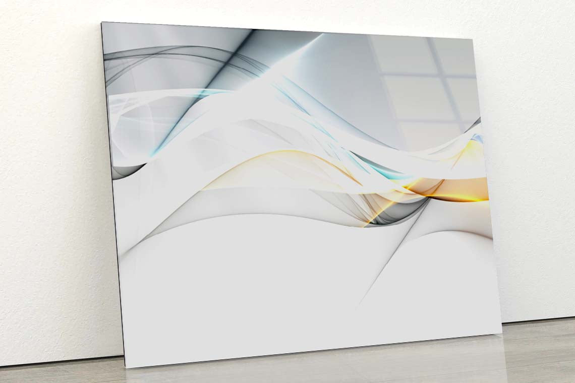 Elegant Abstract Design Acrylic Glass Print Tempered Glass Wall Art 100% Made in Australia Ready to Hang