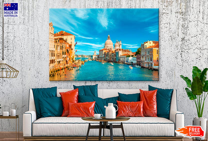 Gorgeous View of The Grand Canal, Venice, Italy Wall Art Decor 100% Australian Made