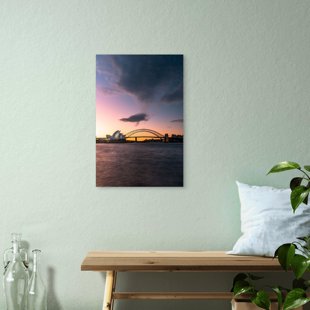 Sydney Opera House Harbour 60x90cm Metal Print Ready to Hang