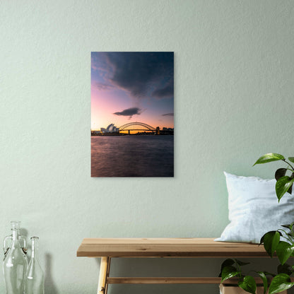 Sydney Opera House Harbour 60x90cm Metal Print Ready to Hang