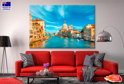 Gorgeous View of The Grand Canal, Venice, Italy Wall Art Decor 100% Australian Made