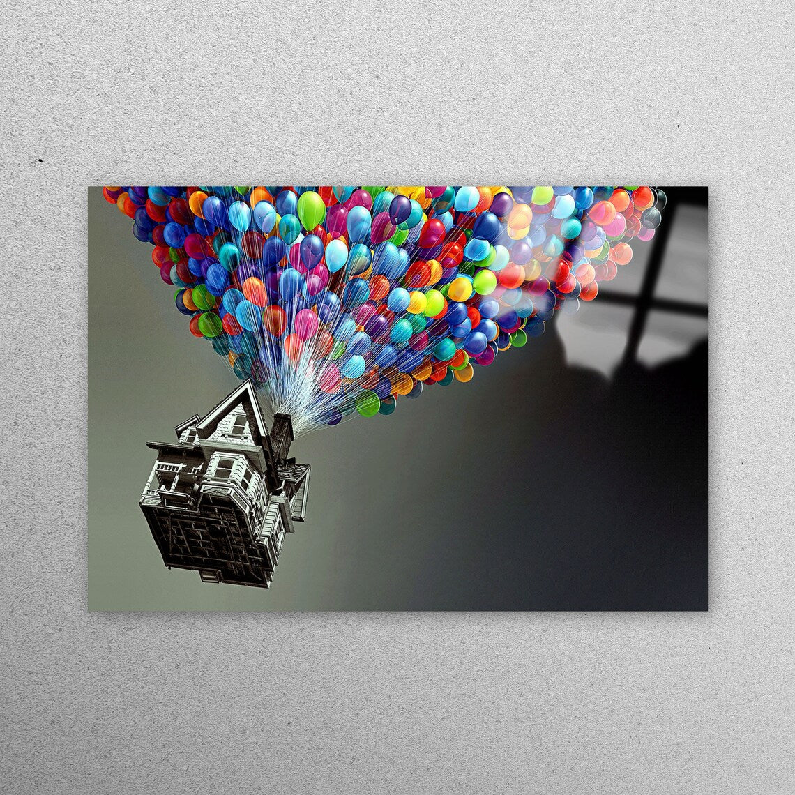 Up Movie Balloons Acrylic Glass Print Tempered Glass Wall Art 100% Made in Australia Ready to Hang