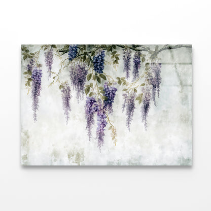 Close-Up of Purple Color Flowers Acrylic Glass Print Tempered Glass Wall Art 100% Made in Australia Ready to Hang