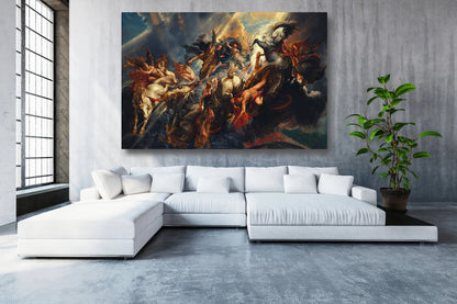 The Fall Of Phaeton UV Direct Aluminum Print Australian Made Quality