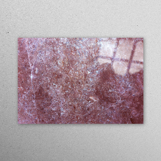 Red Marble Granite Acrylic Glass Print Tempered Glass Wall Art 100% Made in Australia Ready to Hang