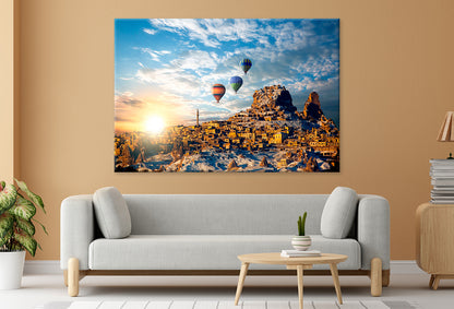 Hot Air Balloon over Cappadocia Wall Art Decor 100% Australian Made