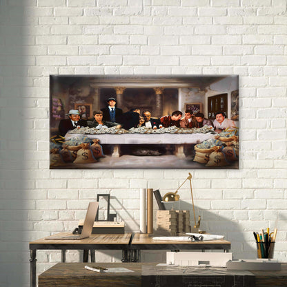 Legendary Bosses Gathering Time Wall Art Canvas Office Home Room Framed 120x60cm