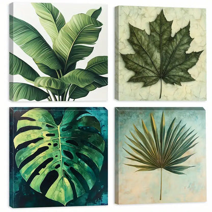 4pcs  Natural Elements Art  NM    Wall Art Canvas Framed