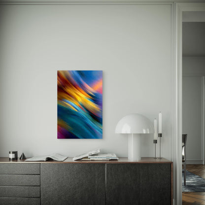 Featuring Vibrant Color Motion, Metal Print Ready to Hang