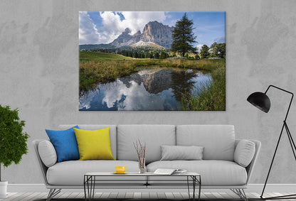 Passo Sella, Dolomites Italy View Wall Art Decor 100% Australian Made