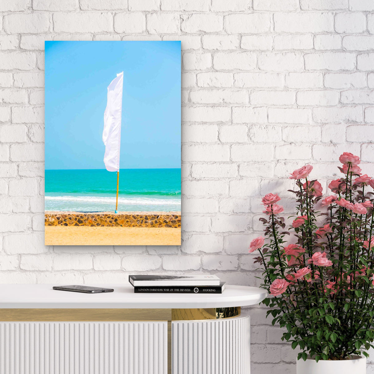 Abstract Pattern Sky Banner Sea 40x60cm Metal Print Ready to Hang