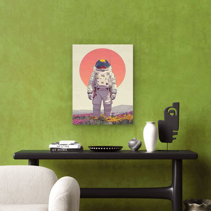 Space Adventure Theme 60x90cm Metal Print Ready to Hang