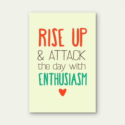 Motivational Positive Message 60x90cm Metal Print Ready to Hang