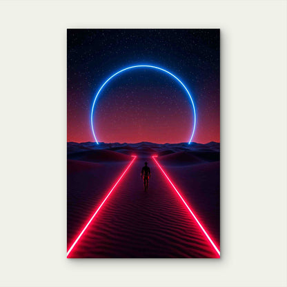 Abstract Creative Illustration 60x90cm Metal Print Ready to Hang