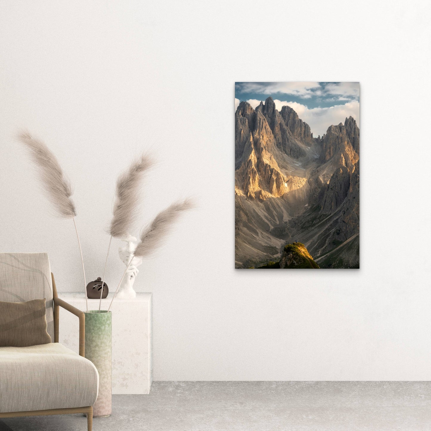 Cadini di Misurina Mountain Group, Dolomites, Italy 40x60cm Metal Print Ready to Hang