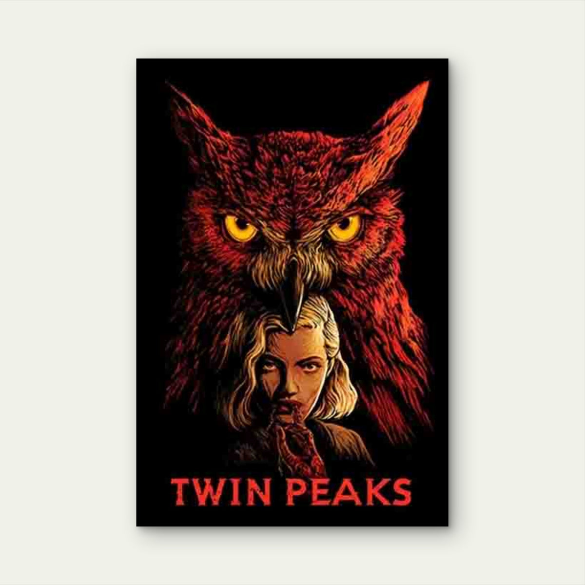 Twin Peaks 60x90cm Metal Print Ready to Hang