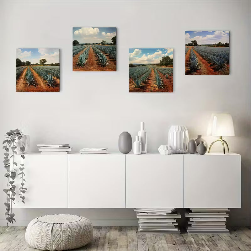 4pcs Tequil picture quality  Wall Art Canvas Framed
