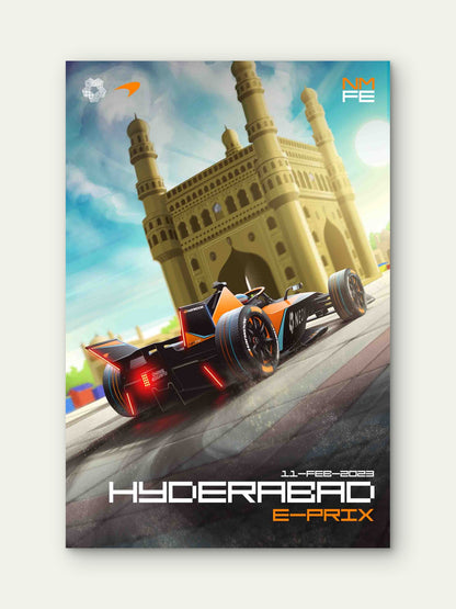 Historic Landmark Racing 40x60cm Metal Print Ready to Hang