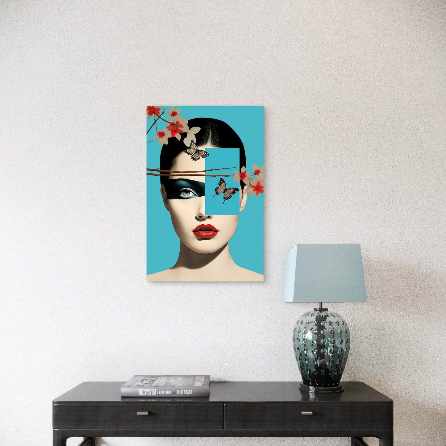 Rendering Inspirational Mood Board 40x60cm Metal Print Ready to Hang