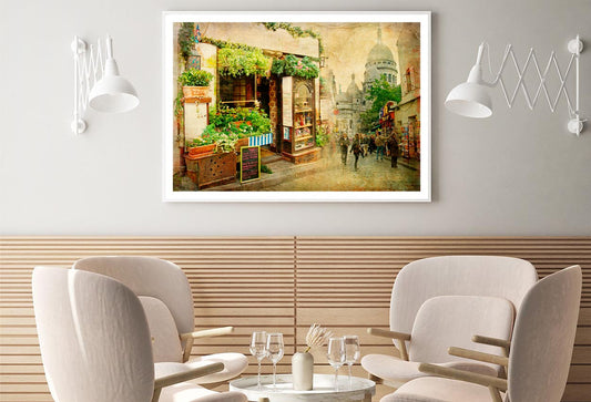 Parisian Streets - Montmartre Home Decor Premium Quality Poster Print Choose Your Sizes