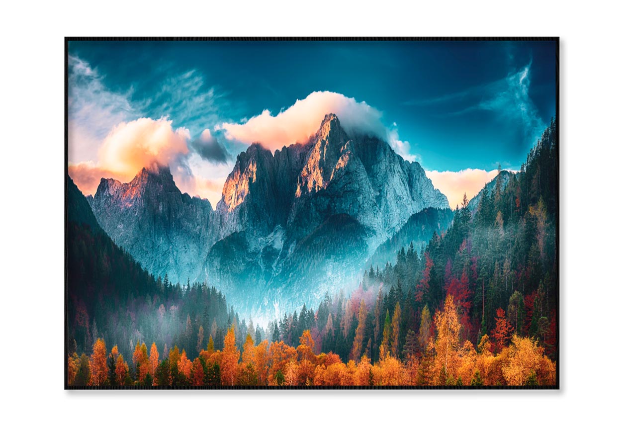 Triglav Mountain Peak at Sunrise Home Decor Premium Quality Poster Print Choose Your Sizes