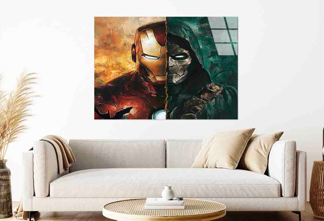 Gritty Textured Futuris Tempered Glass Printing Wall Art Australian Made Quality