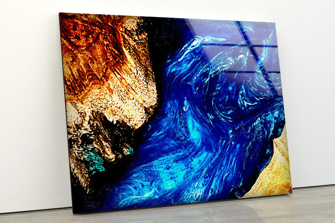 Resin Blue Photograph UV Direct Aluminum Print Australian Made Quality