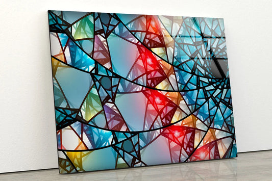 Colorful Abstract 3D UV Direct Aluminum Print Australian Made Quality