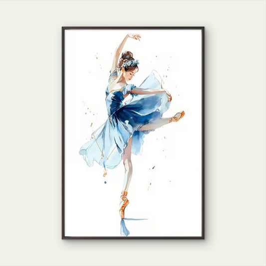 Watercolor Style Ballet Dancer Fashion Home Decor Premium Quality Poster Print Choose Your Sizes