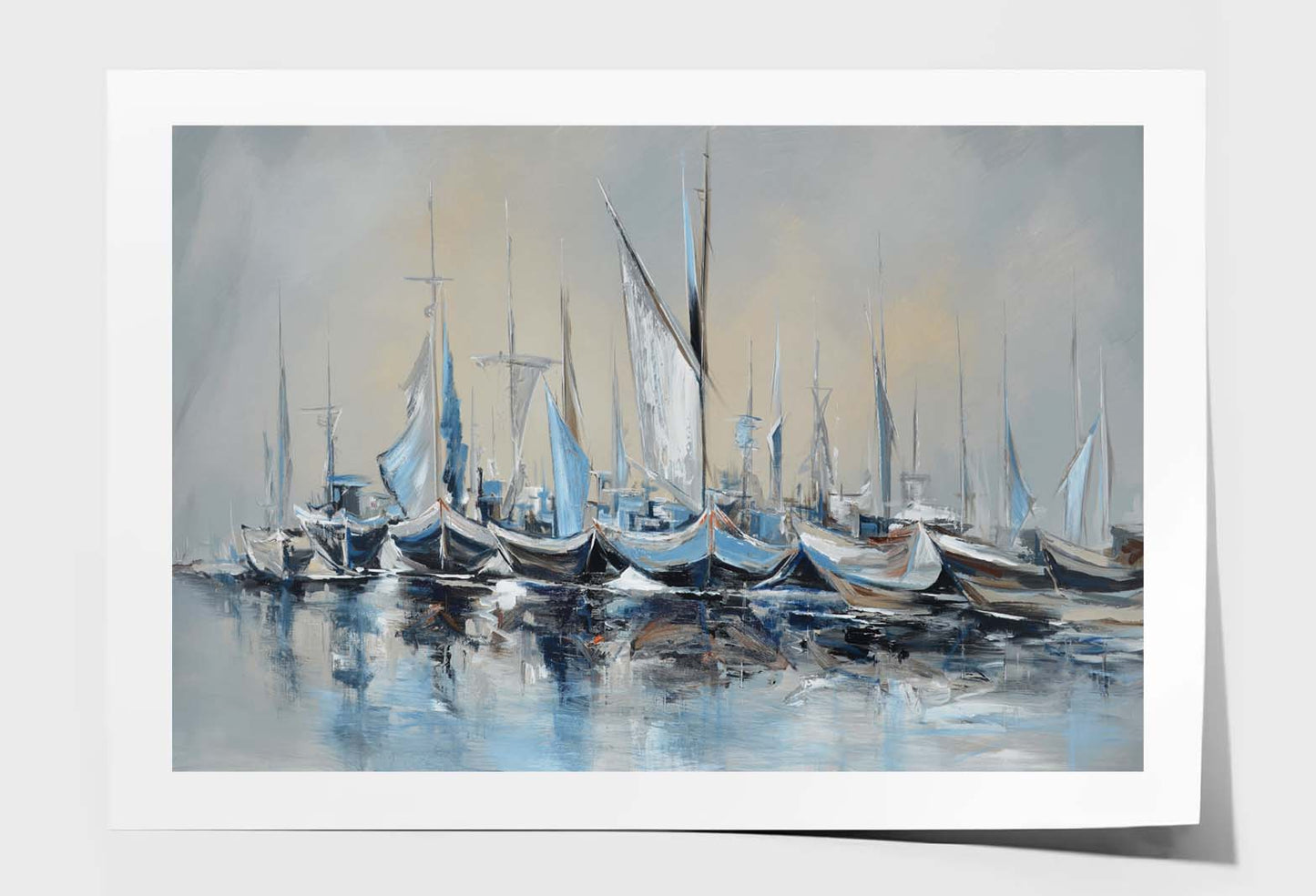 Harbour Fishing Boats, Sailing Boats Wall Art Limited Edition High Quality Print